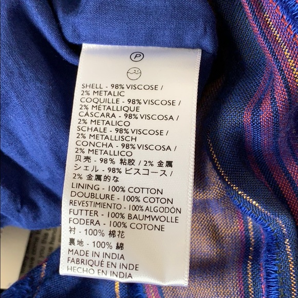 Anthropologie Cleobella jumpsuit Purple Metallic Sz 10 No Belt - Picture 6 of 6